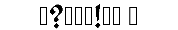 Alydi Regular Font OTHER CHARS