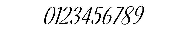 Alyora Script SemiCond Slant Font OTHER CHARS