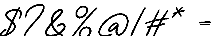 alineaFont Font OTHER CHARS