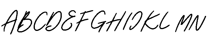 alineaFont Font UPPERCASE