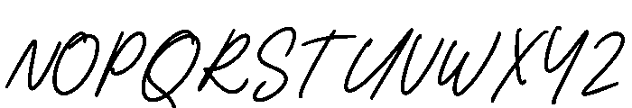 alineaFont Font UPPERCASE