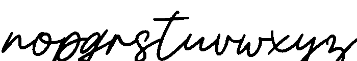 alineaFont Font LOWERCASE