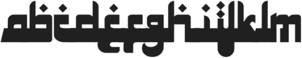 AL LIUWLIBATT Regular otf (400) Font LOWERCASE