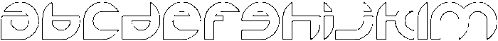 ALEXANDRA-HOLLOW otf (400) FONT