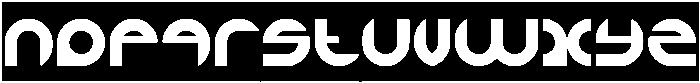 ALEXANDRA-INVERSE otf (400) Font LOWERCASE