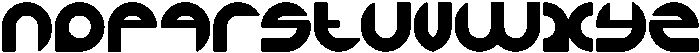 ALEXANDRA otf (700) Font LOWERCASE