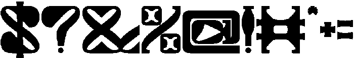 ALIEN UFO Bold otf (700) Font OTHER CHARS