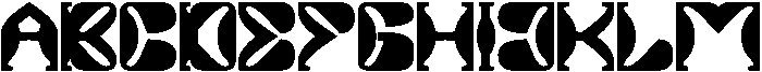 ALIEN UFO Bold otf (700) Font UPPERCASE