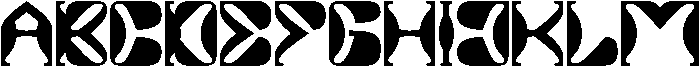 ALIEN UFO-Light otf (300) Font UPPERCASE