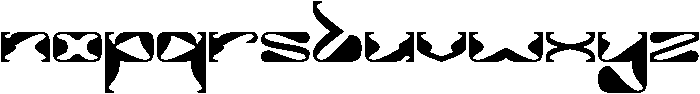 ALIEN UFO-Light otf (300) Font LOWERCASE