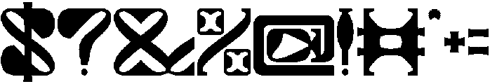 ALIEN UFO otf (400) Font OTHER CHARS