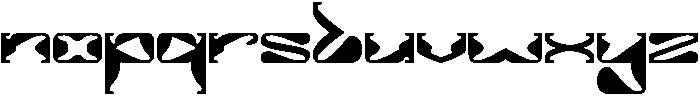 ALIEN UFO otf (400) Font LOWERCASE