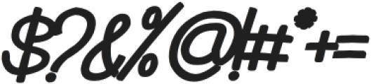 ALLGER Bold Italic otf (700) Font OTHER CHARS