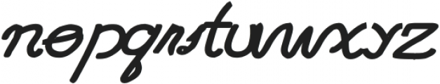 ALLGER Bold Italic otf (700) Font LOWERCASE