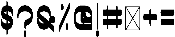 ALPHA Regular otf (400) Font OTHER CHARS