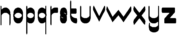 ALPHA Regular otf (400) Font LOWERCASE