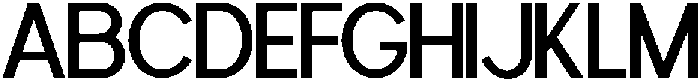 ALREVO-Regular otf (400) Font UPPERCASE