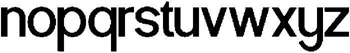 ALREVO-Regular otf (400) Font LOWERCASE