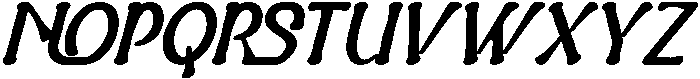 ALTAMIRA PAINTERS BOLD ITALIC otf (700) Font UPPERCASE