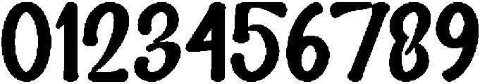 ALTAMIRA PAINTERS BOLD otf (700) Font OTHER CHARS