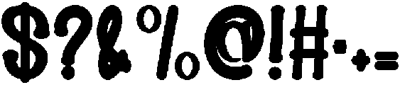 ALTAMIRA PAINTERS BOLD otf (700) Font OTHER CHARS