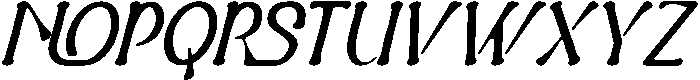 ALTAMIRA PAINTERS LIGHT ITALIC otf (300) Font UPPERCASE