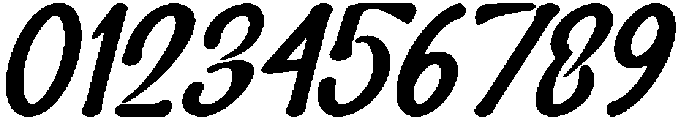 ALTAMIRA PAINTERS REGULAR ITALIC otf (400) Font OTHER CHARS