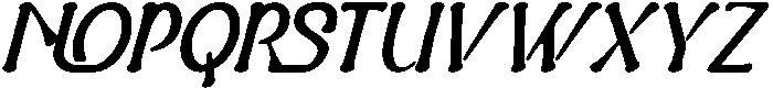 ALTAMIRA PAINTERS REGULAR ITALIC otf (400) Font UPPERCASE