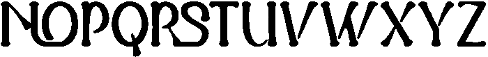 ALTAMIRA PAINTERS REGULAR otf (400) Font UPPERCASE