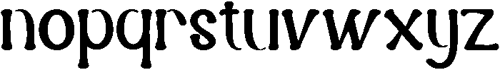 ALTAMIRA PAINTERS REGULAR otf (400) Font LOWERCASE