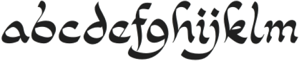 Al-Ghazalia Regular otf (400) Font LOWERCASE