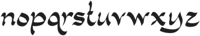 Al-Ghazalia Regular otf (400) Font LOWERCASE