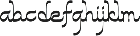 Al Hidayah otf (400) Font LOWERCASE