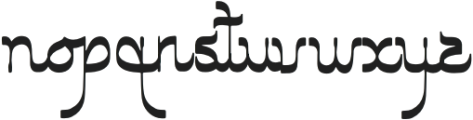 Al Hidayah otf (400) Font LOWERCASE