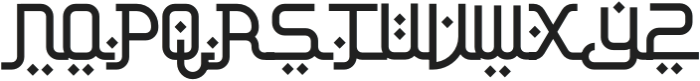 AlMahdisRegular otf (400) Font UPPERCASE