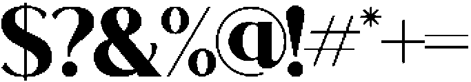 Al_Enphera_Bold otf (700) Font OTHER CHARS