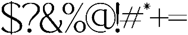 Al_Enphera_Light otf (300) Font OTHER CHARS