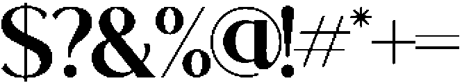 Al_Enphera_Medium otf (500) Font OTHER CHARS