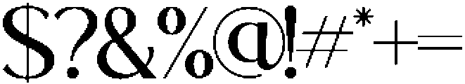 Al_Enphera_Normal otf (400) Font OTHER CHARS
