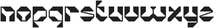 Alacus-Regular otf (400) Font LOWERCASE