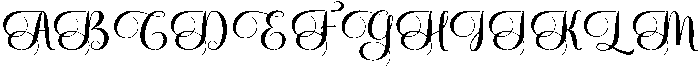 Aladine Regular otf (400) Font UPPERCASE