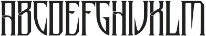 AlaftarRegular otf (400) Font UPPERCASE