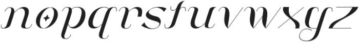 Alala Italic otf (400) Font LOWERCASE