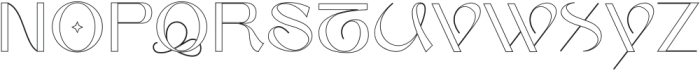 Alala Outline otf (400) Font UPPERCASE