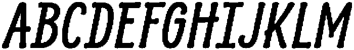 Alasassy Pro Bold Italic otf (700) Font UPPERCASE