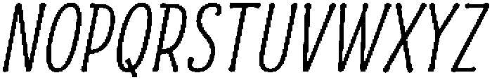 Alasassy Pro Italic otf (400) Font UPPERCASE