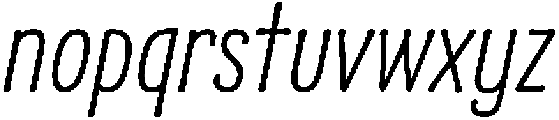 Alasassy Pro Italic otf (400) Font LOWERCASE