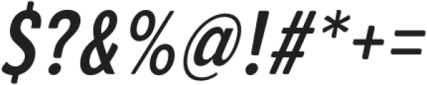 Alaturka 1923 Cond Medium Italic otf (500) Font OTHER CHARS