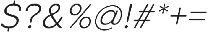 Alaturka 1923 Normal Extra Light Italic otf (200) Font OTHER CHARS