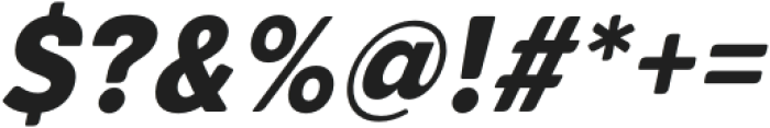 Alaturka 2023 Narrow Extra Bold Italic otf (700) Font OTHER CHARS